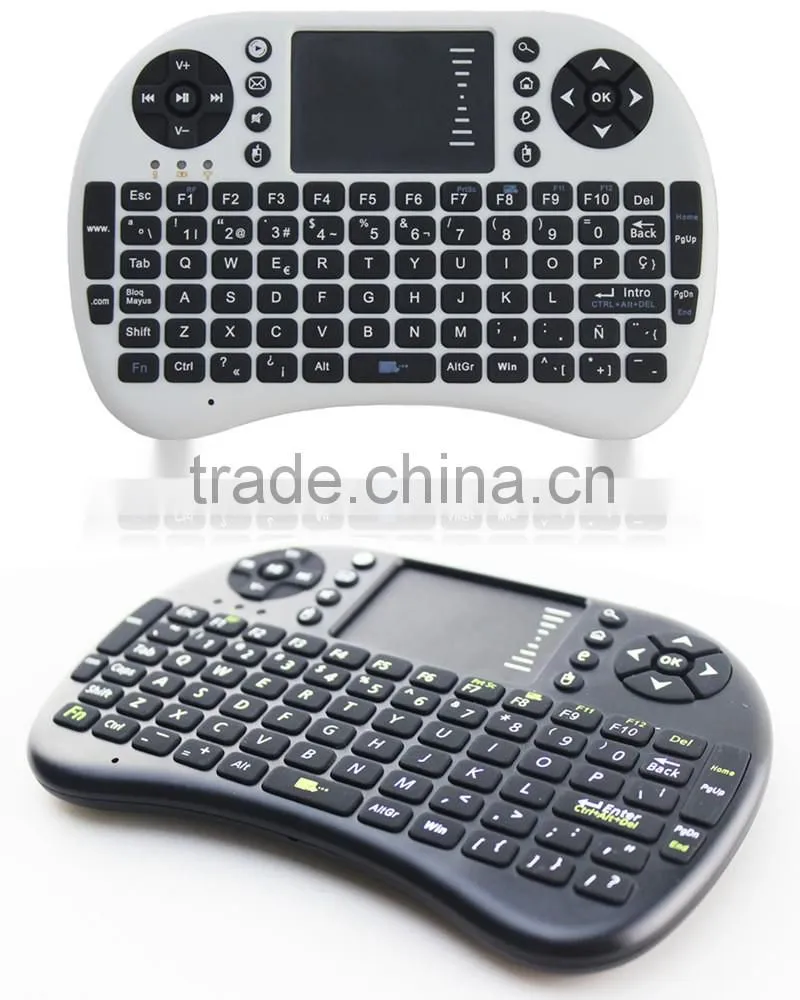 Newest 2.4Ghz Wireless Fly Air Mouse keyboard Built-in with High quality best Smart
