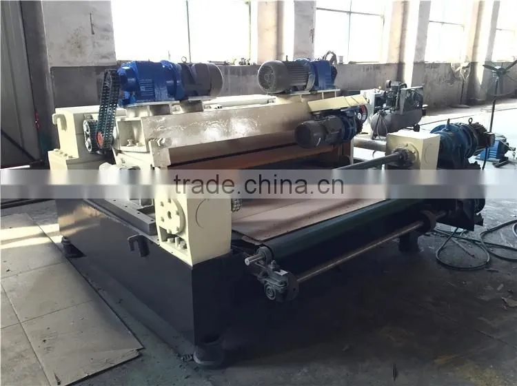 wood work machine sawing wood spindleless veneer lathe