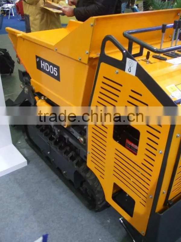 mini dumper with CE paper,load 500kgs,hydraulic transmission,1447mm ultrahigh dumping height
