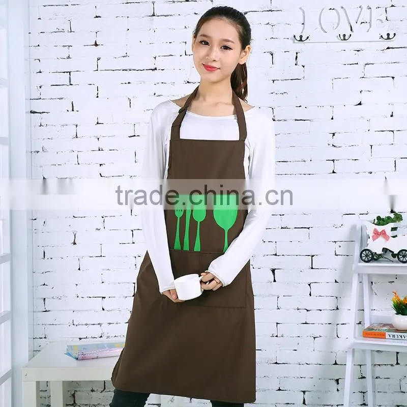 china supplier women kitchen pocket apron