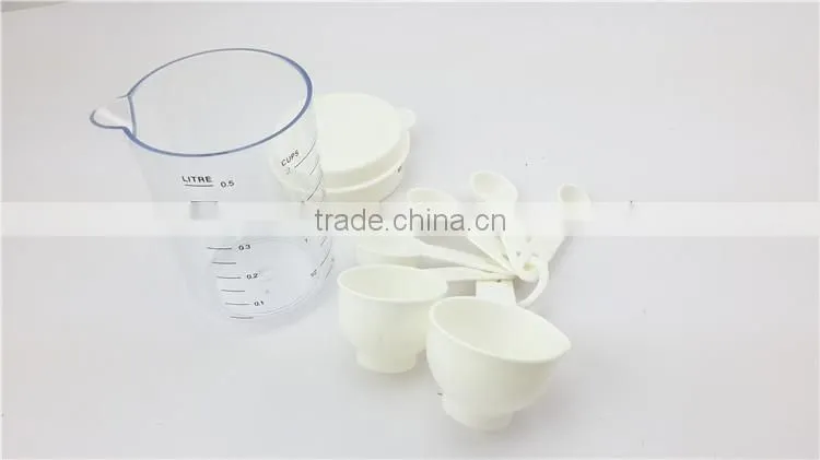 hot sell plastic measuring spoons and cup sets