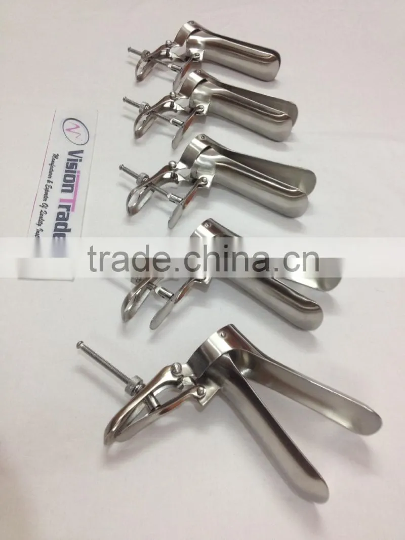 Graves Vaginal Speculum , Stainless Steel CE , Gynecology Instruments