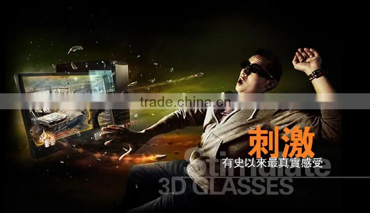 Hot Selling Circular Polarized 3D Glasses for 3D TV and 3D Cinema