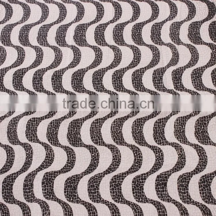 strip digital printing fabric canvas cotton dress fabric for lady dresses 2016