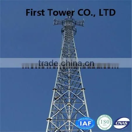 High quality longlife steel tube telecommunication tower