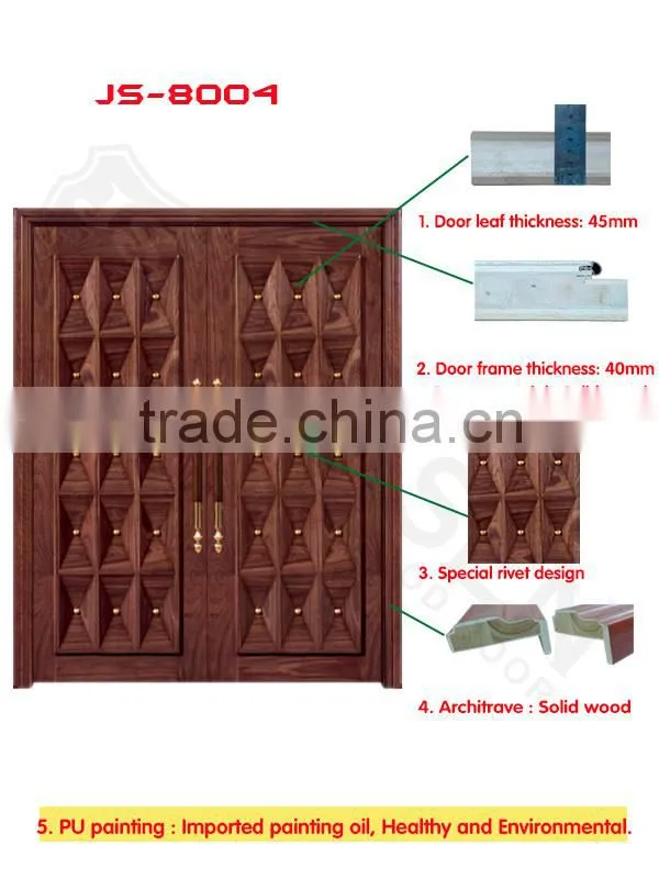 exotic design Cherry solid wood pocket doors