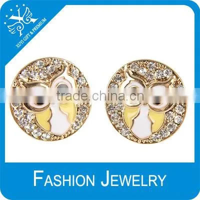 2014 fashion earrings gold earrings for young girls jewelry earrings