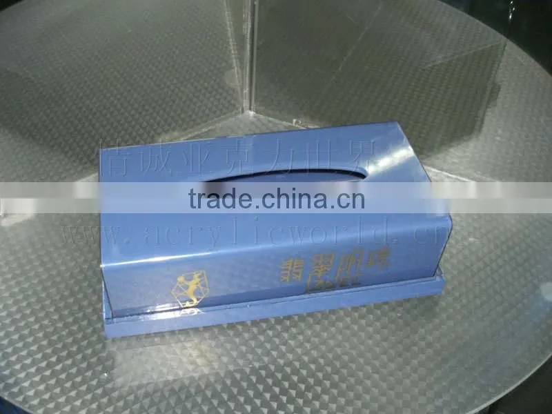 factory high quality acrylic tissue/napkin box