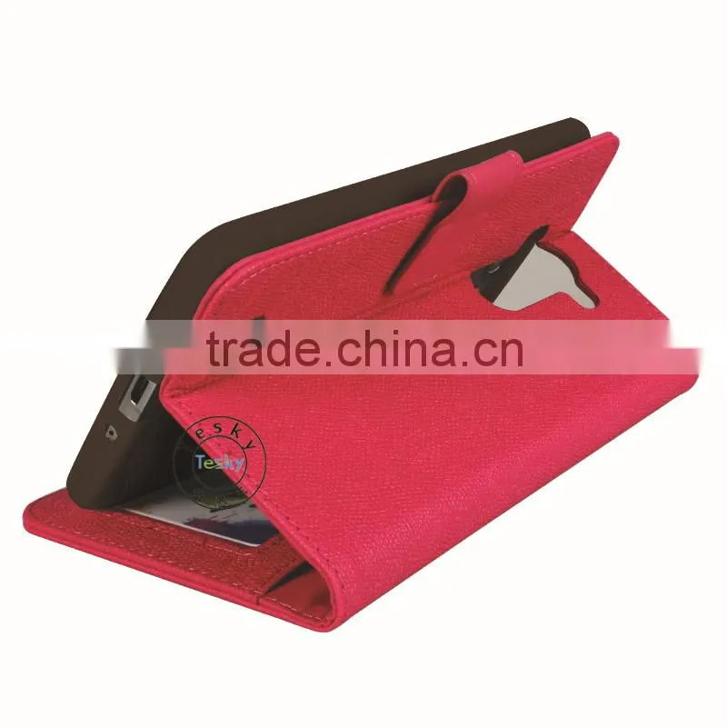for lg g vista vs880 cover, funky fake leather flip protective case for lg g vista vs880