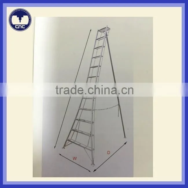 3 meters aluminum garden trim ladder