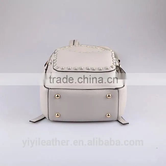 4022 Alibaba wholesale custom backpack 2016 fashion backpack from guangzhou Paparazzi leather factory