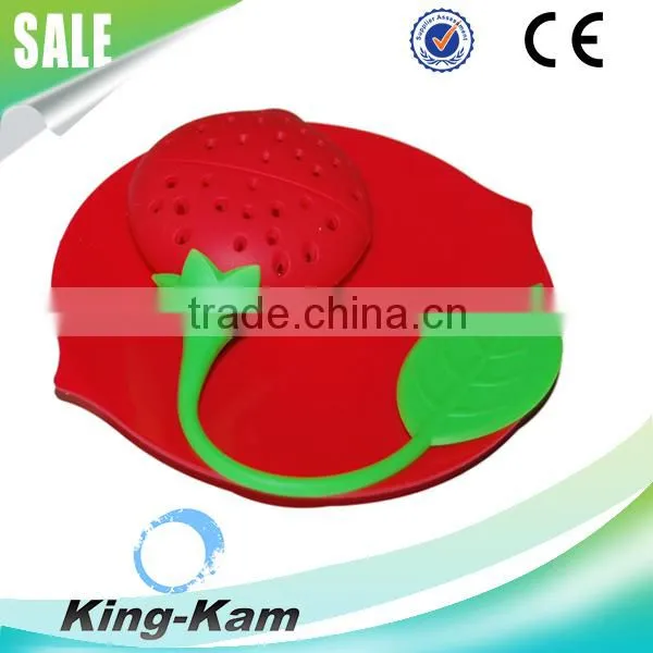 Bulk Wholesale FDA Silicone Eco-friendly Silicone Tea Infuser