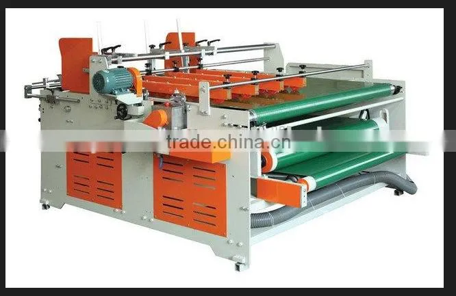 Econimic semi-automatic corrugated cardboard box press model folder gluer machine