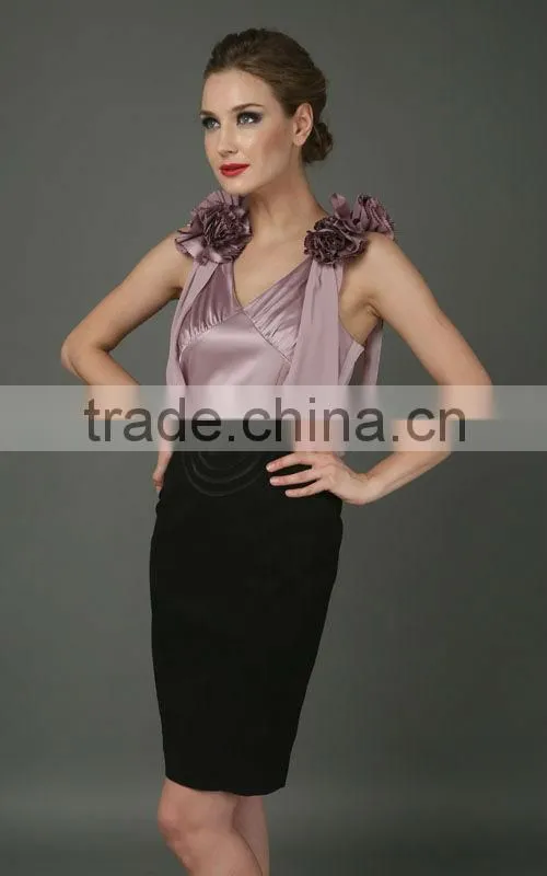 Cheap Fashion Women Office Short Daily Uniform Dresses