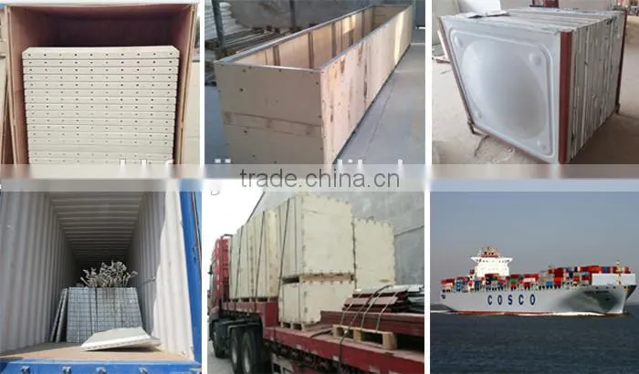 Stainless Steel Grade 304/316 Sectional Panel Firefighting Water Tank
