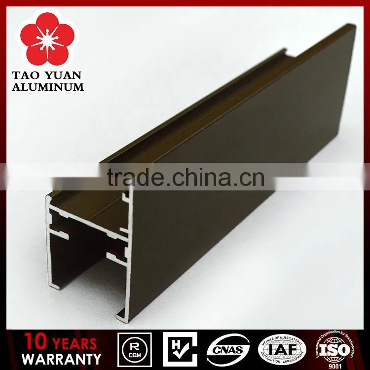 6063 alloy T5 aluminium profile for sliding door wardore