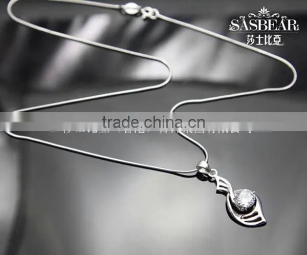 supply 925 sterling silver crystal stone pendants