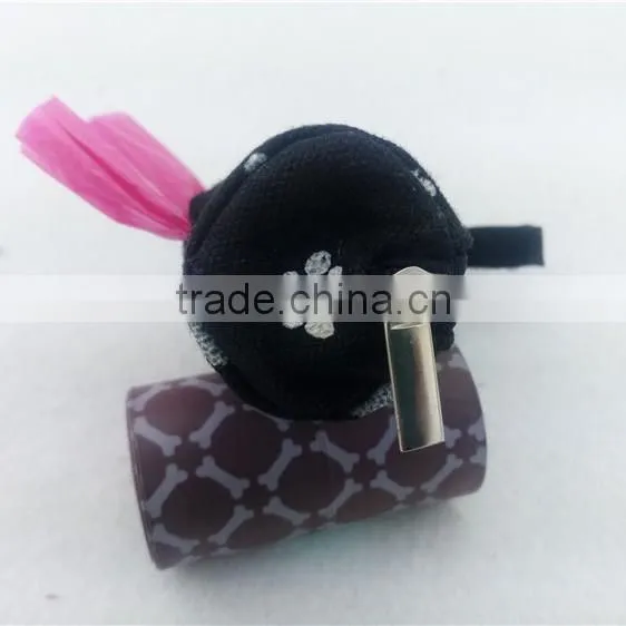 custom dog poop bag holder fabric pet waste bag dispenser