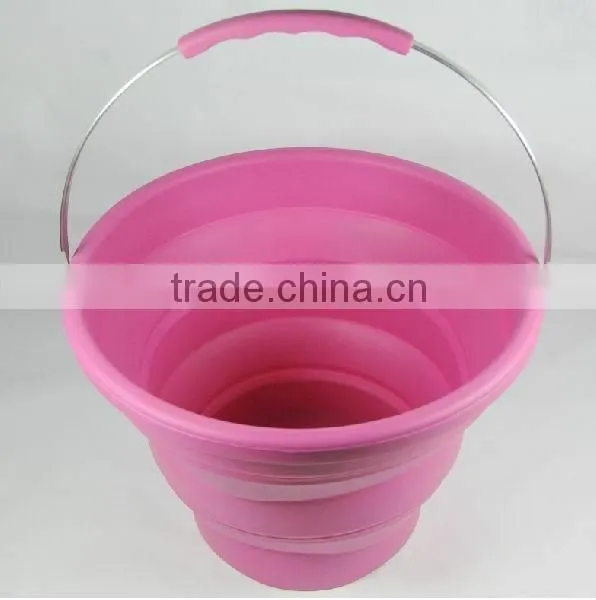 Bright Folding Pail Bucket Garden Equipment