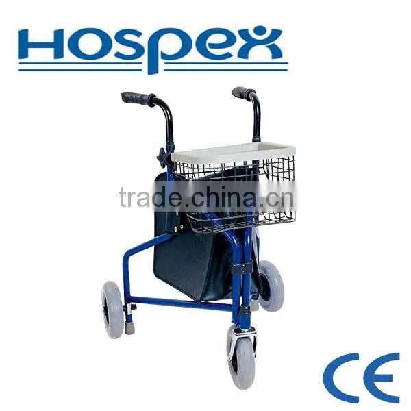 Steel powder coated frame detal rollator