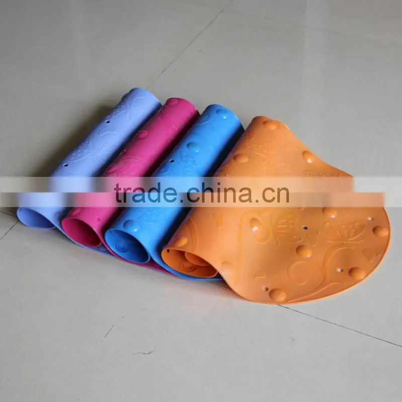 PVC bathroom mat fashion pvc bathmat china factory S02