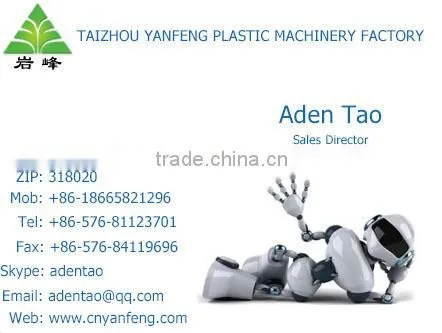 Stretch blow molding machine for plastic PC globe cover