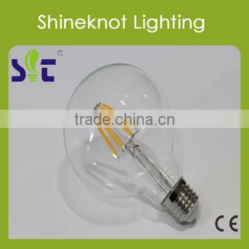 2015 new design 6W led Filament Bulb, led Filament light,360 degree glass bulb