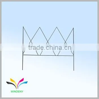 Garden decoration modern sturdy cheap portable welded garden metal fence
