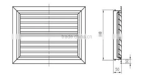 Shutter fix louver HVAC system