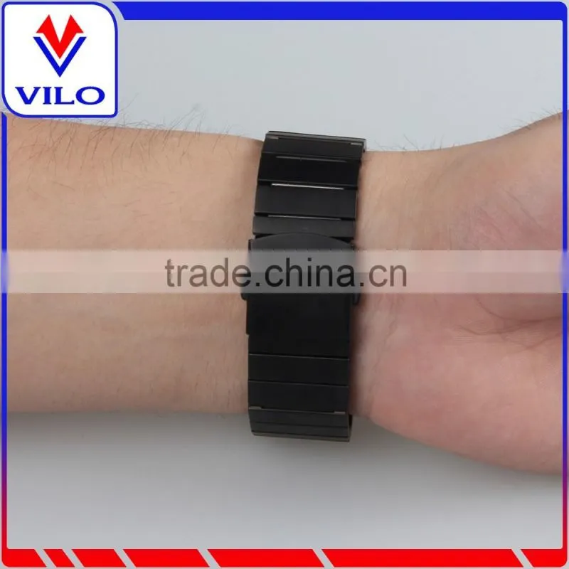 Original 1:1 316L stainless steel metal bracelet link band for Fitbit blaze