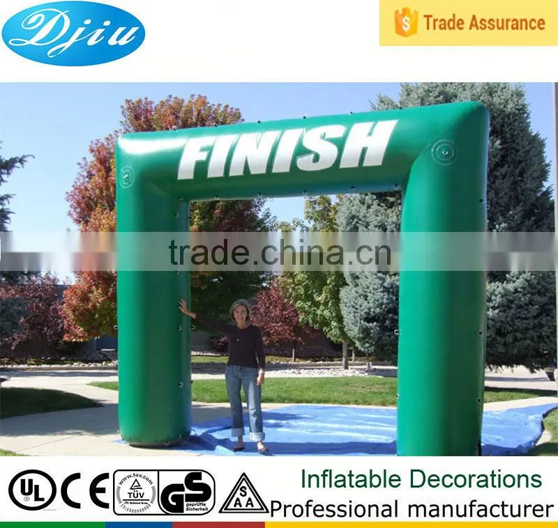 DJ-GM-41 green door inflatable arch for advertising high quality cheap inflatable arch in sale