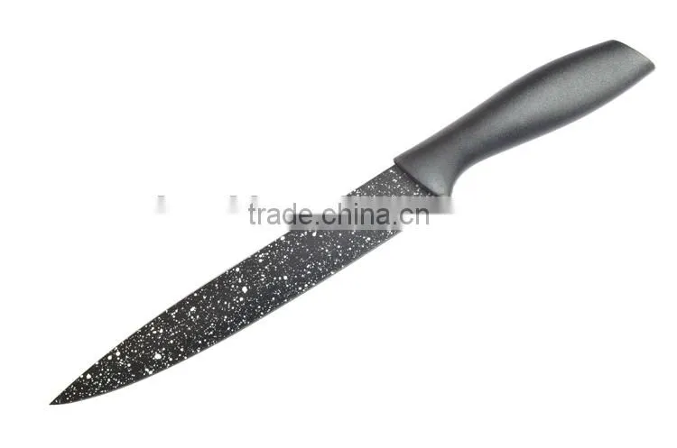 cooking sets knife with printing blade plastic handle