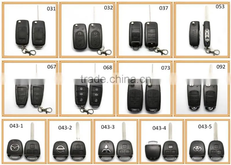 hot design car remote key casingl/housing/covers, factory make remote control case for 10 years BM-081