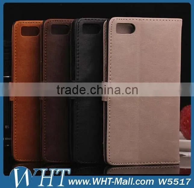 Crazy Horse Skin Leather Flip Case for LG G3, for LG G3 Leather Case