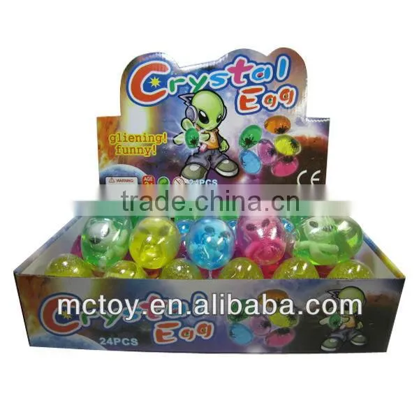 Factory supplier wholesale popular Crystal Egg crystal gift crystal slime toys putty slime