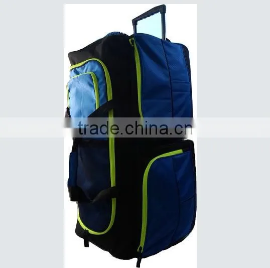 A grade carry-on trolley hanging travel bag with coated surface treatment