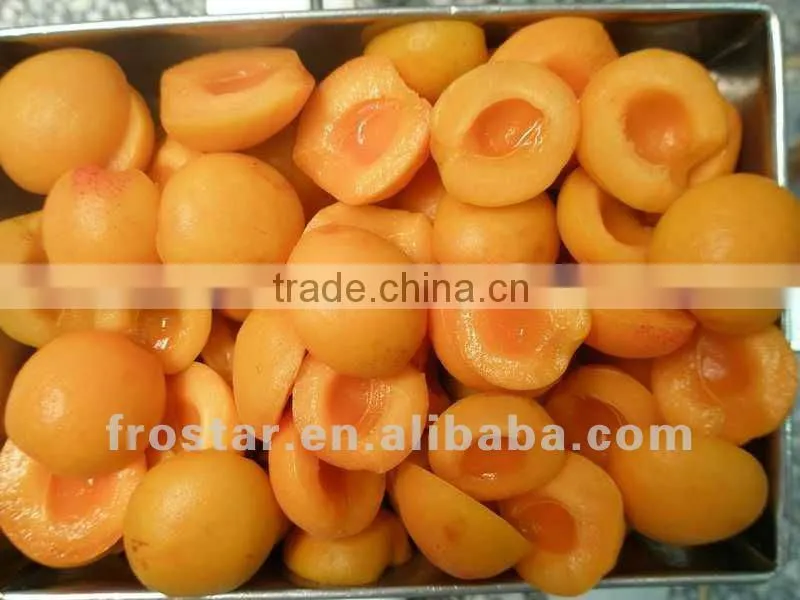 Top quality IQF apricot halves