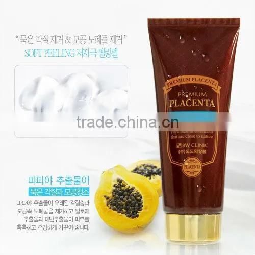 3w clinic premium placenta soft feeling gel 180ml