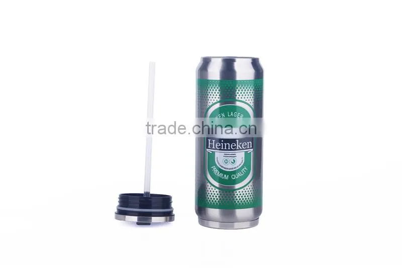 OEM ODM private label water tumbler with straw cola shape bottle hydro flask straw