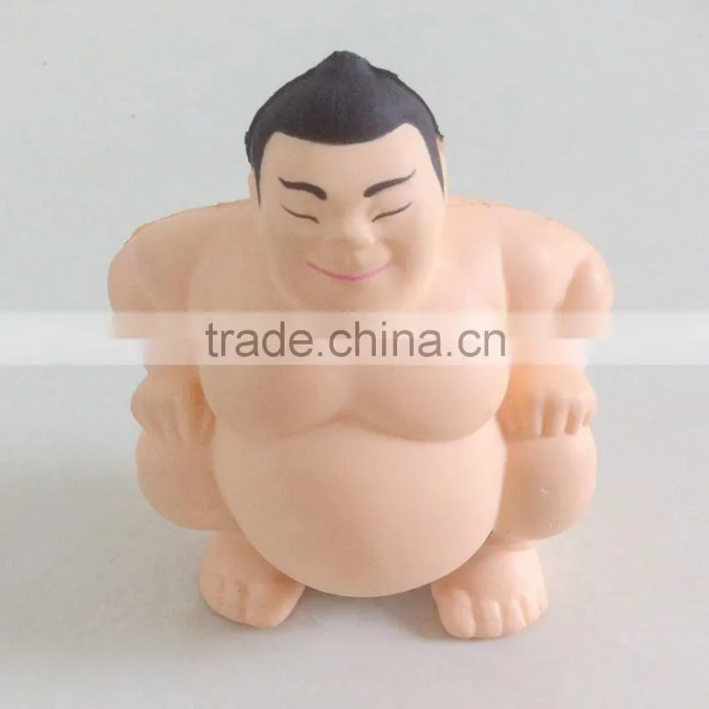 skin color sumo pu antistress toy