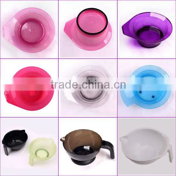 Hair salon equipment plastic hair tinting dyeing bowl