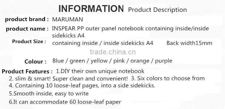 2016 new DIY file note colorful Outer panel Notebook memo pad dairy book spiral notebook Stationery Office Supplies
