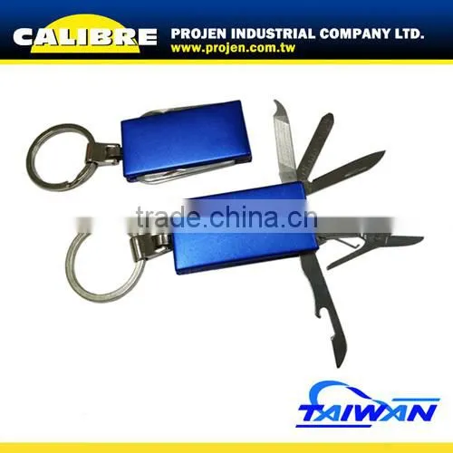 CALIBRE Promotional gift keyring mini tools keychain multi Knife tool