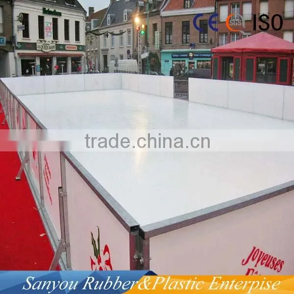 wear resistant uhmwpe sheet / shooting pad for artificial ice rink