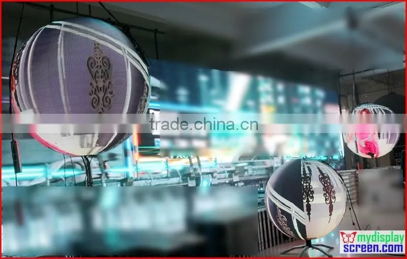 p10 full color led ball screen,indoor use for event and event video show