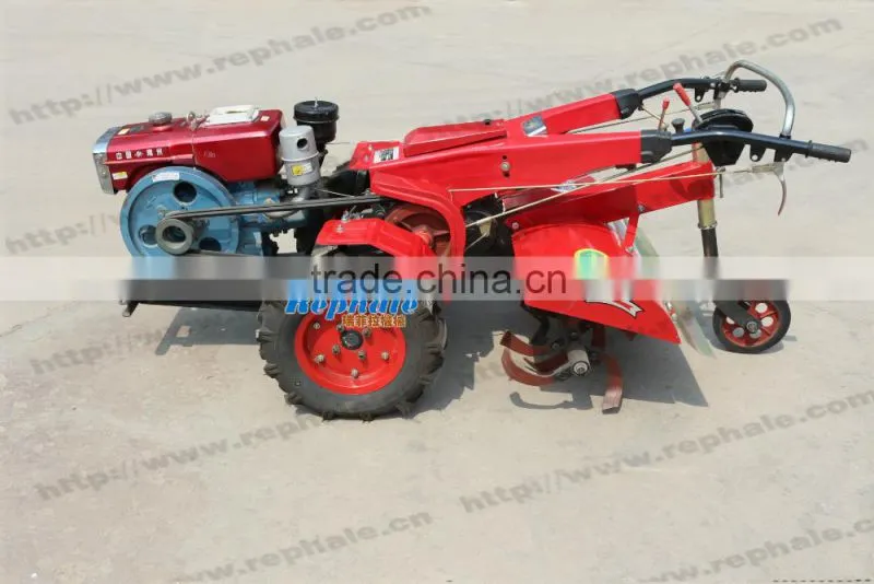Farm diesel engine power tiller with ditching function