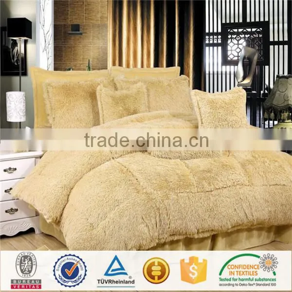 2015 Made in china 100 polyester PV long plush fur fabric for toy