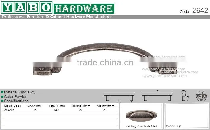 Classical zinc alloy garden furniture handle, garden removable tap handle