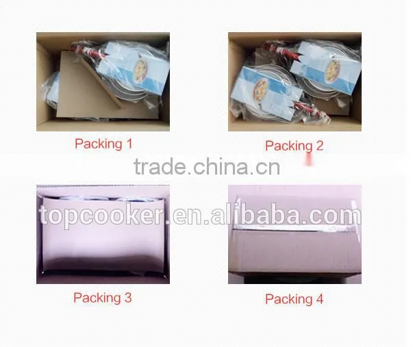 Aluminium forged marble stone coating frying pan
