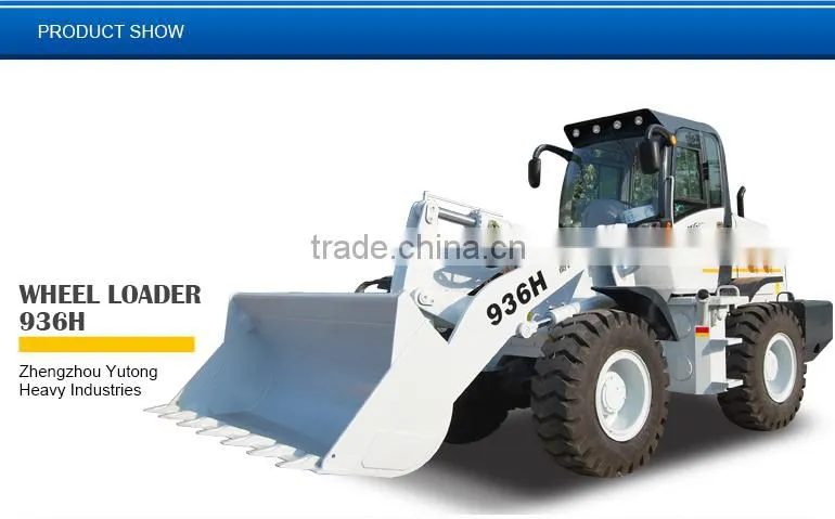 Yutong construction machinery 3 ton wheel loader for sale
